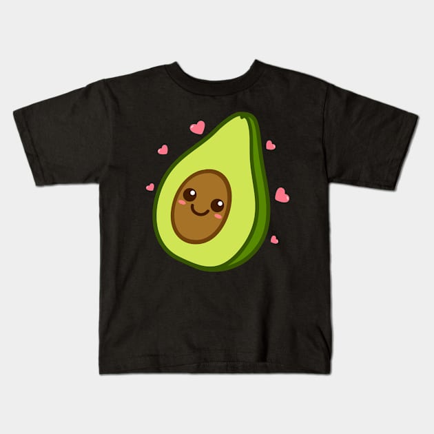 Kids Toddler Avocado Shirt Kids T-Shirt by redbarron